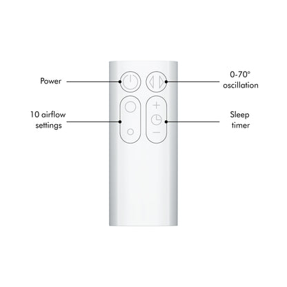 Dyson Cool AM07 Bladeless Tower Fan - Powerful Air Multiplier Cooling For Large Rooms