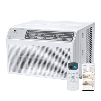 TCL 8000 BTU Smart Window AC - Quiet Energy Efficient 3 In 1 With Remote Works With Alexa And Google Assistant
