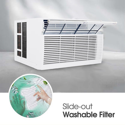 LG 8000 BTU Window Air Conditioner - Quiet 53 dB Operation With Remote And 3 Cooling Speeds