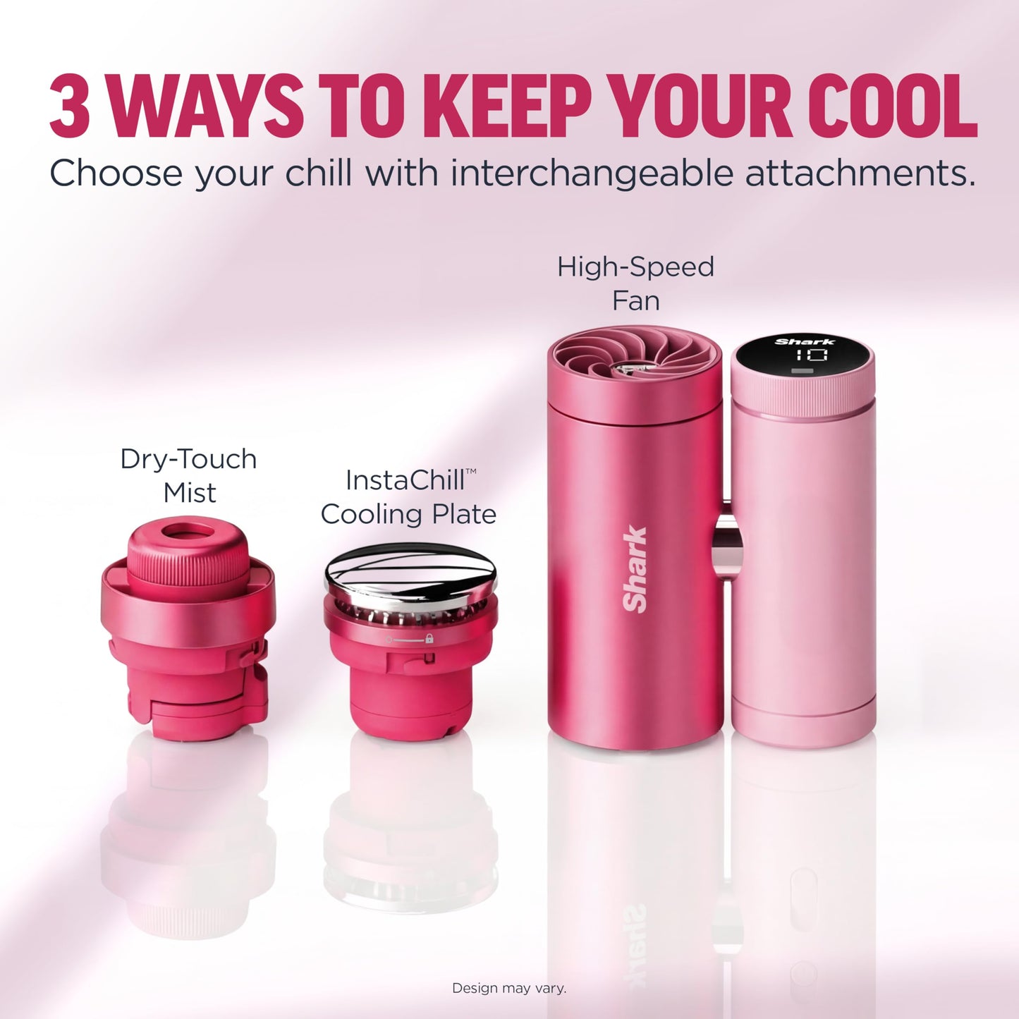 Shark ChillPill - 3-In-1 Personal Cooling System With Fan And InstaChill Plate For Portable Cooling