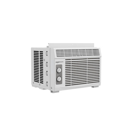 Amazon Basics 5000 BTU Window Air Conditioner - Quiet Operation For Small Rooms Up To 150 Sq Ft