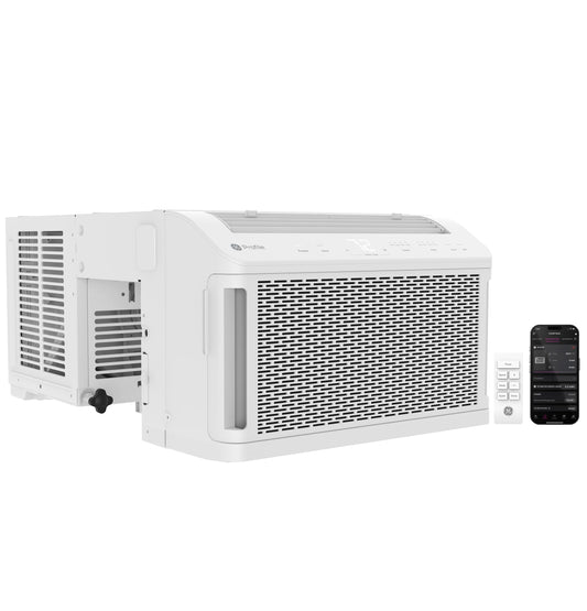 GE Profile ClearView Window Air Conditioner Unit - Ultra Quiet, Energy Efficient Cooling For 350 Sq Ft, Smart Home Ready