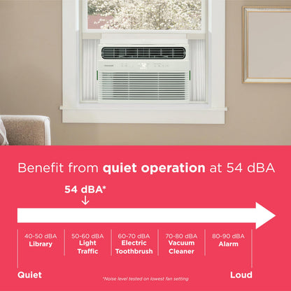 Frigidaire 8000 BTU Smart Window Air Conditioner - WiFi Enabled with Remote, Quiet Operation, Eco Mode