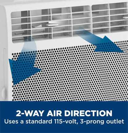 GE Window Air Conditioner Unit 5000 BTU For Small Rooms Up To 150 Sq Ft - Quiet Operation And Easy Install Kit