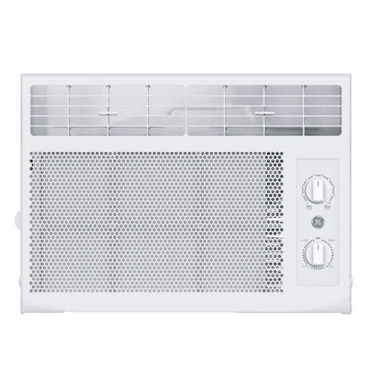 GE Window Air Conditioner Unit 5000 BTU For Small Rooms Up To 150 Sq Ft - Quiet Operation And Easy Install Kit
